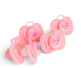 4-pack Soothers, 0+ months, Supergirl