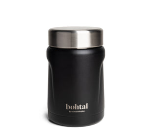 Insulated food jar, black, 550 ml