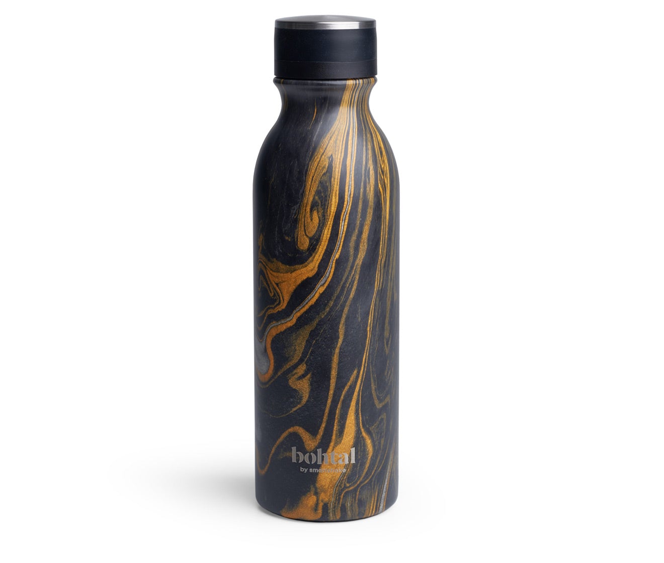 Insulated Flask Black Marble, 600 ml – Herobility